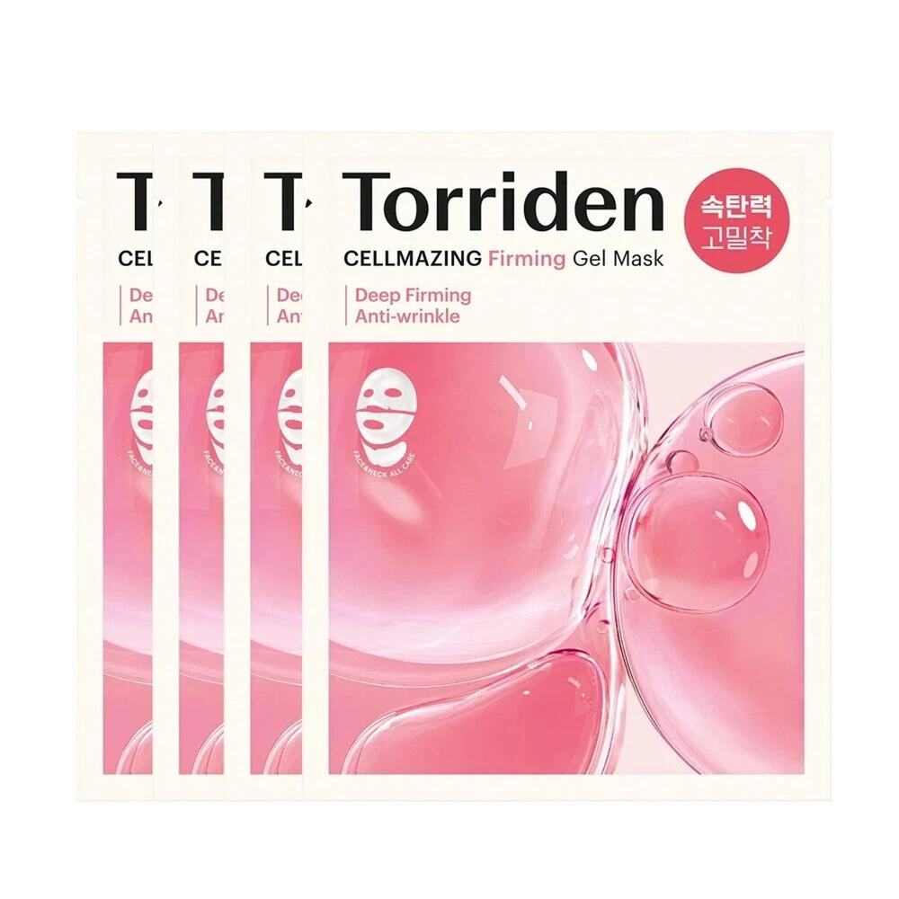 Torriden Cellmazing Firming Gel Masks 4 Pack EXP 07/2028 NEW OEM